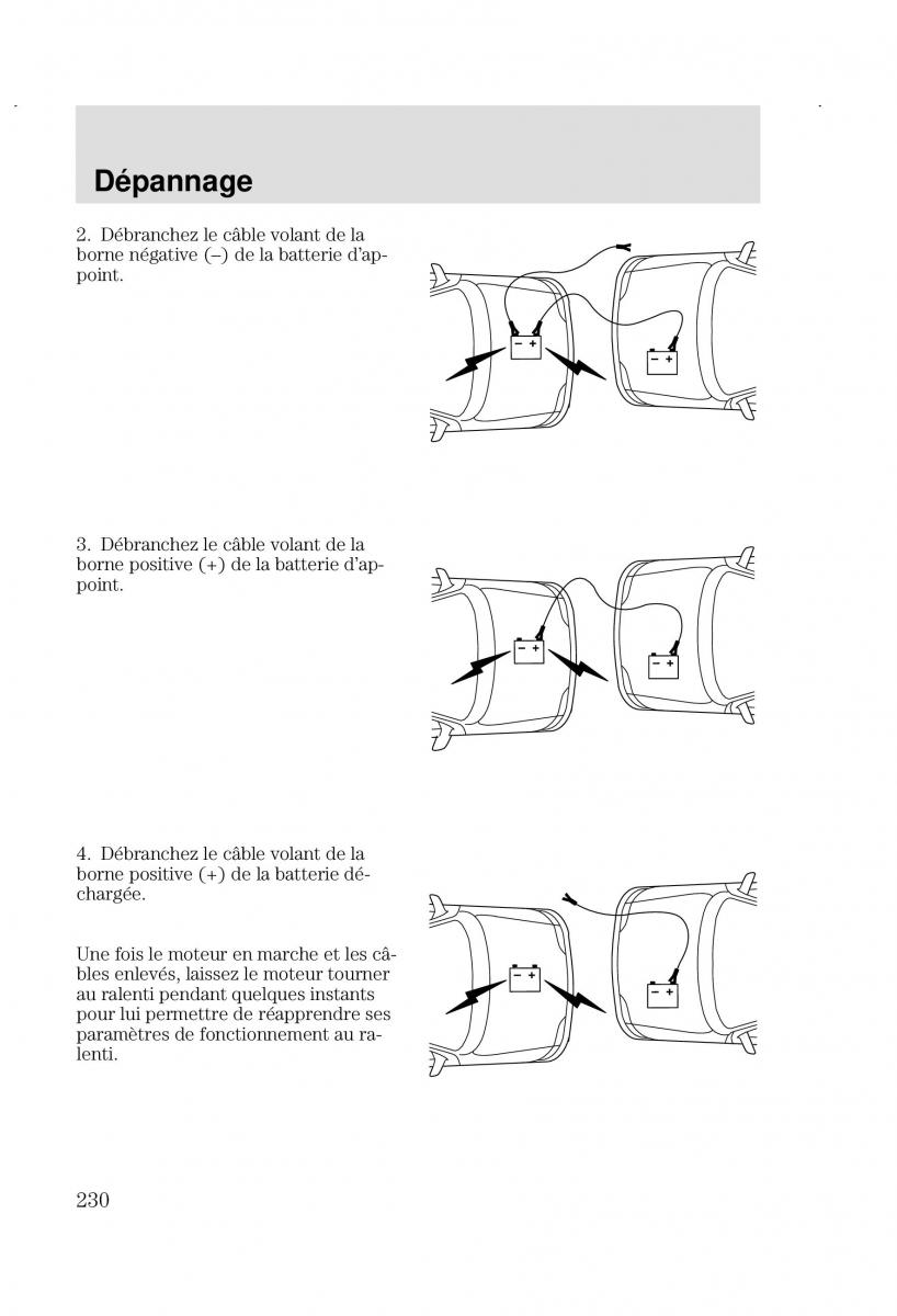 Ford Focus I 1 manuel du proprietaire / page 230