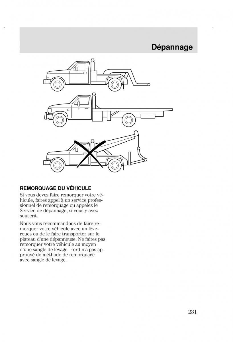 Ford Focus I 1 manuel du proprietaire / page 231