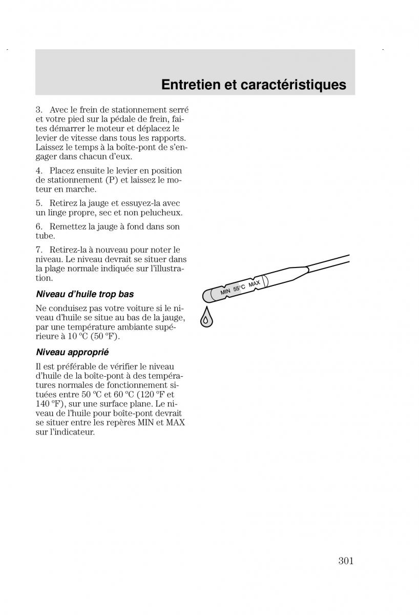 Ford Focus I 1 manuel du proprietaire / page 301