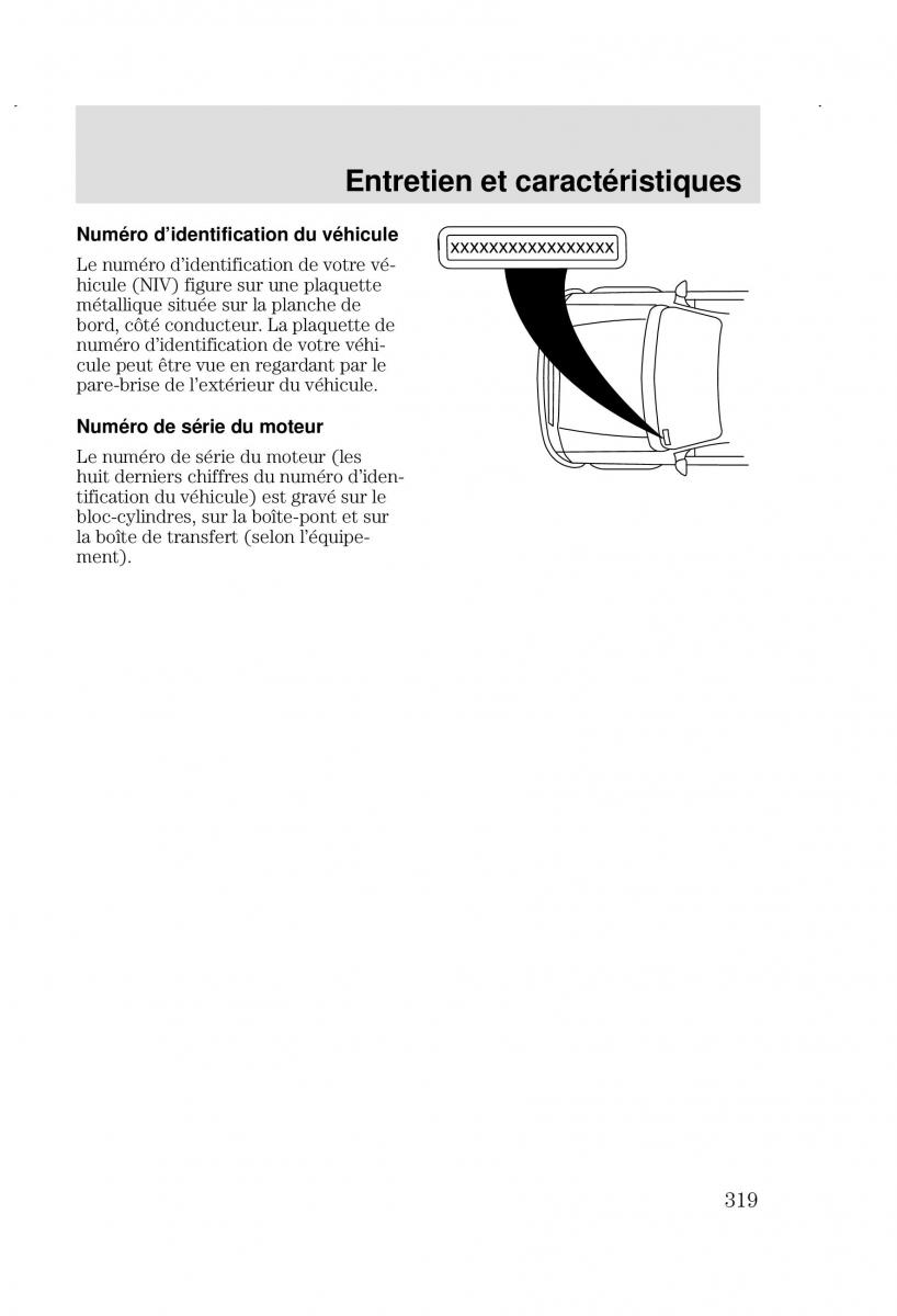 Ford Focus I 1 manuel du proprietaire / page 319