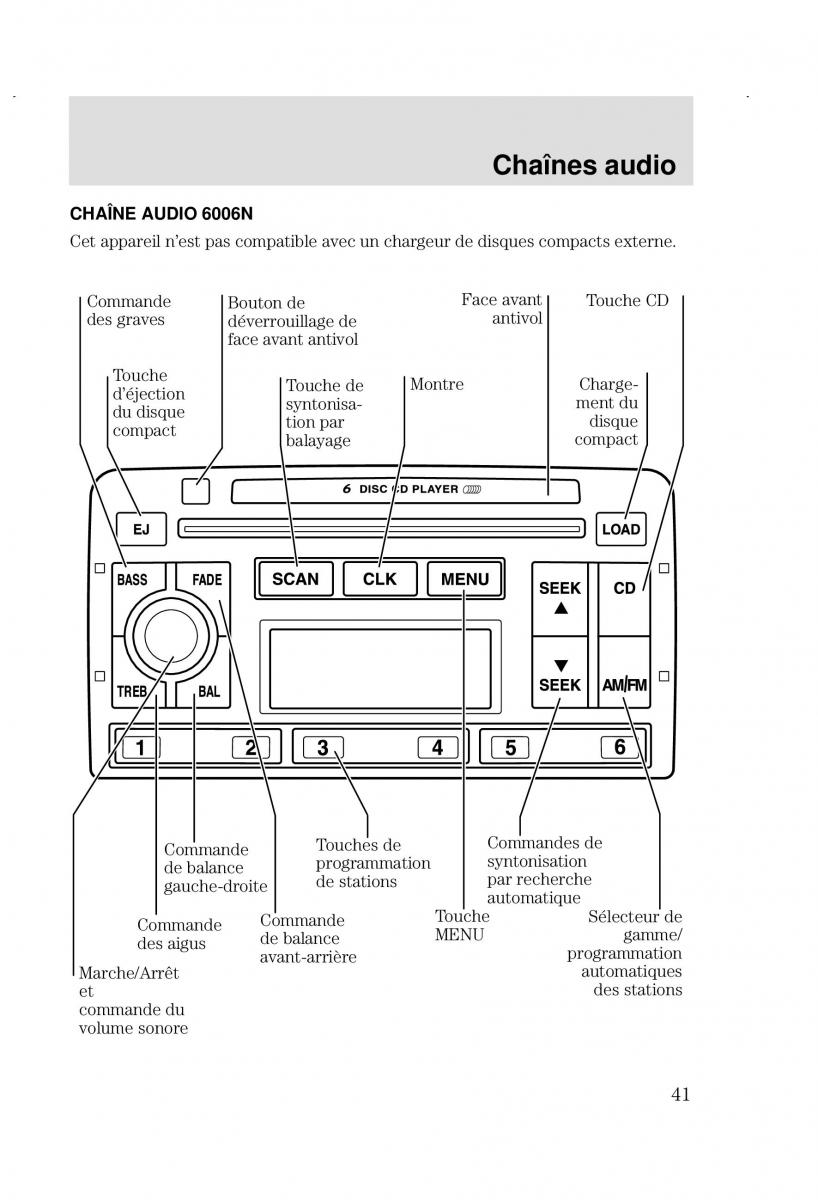 Ford Focus I 1 manuel du proprietaire / page 41