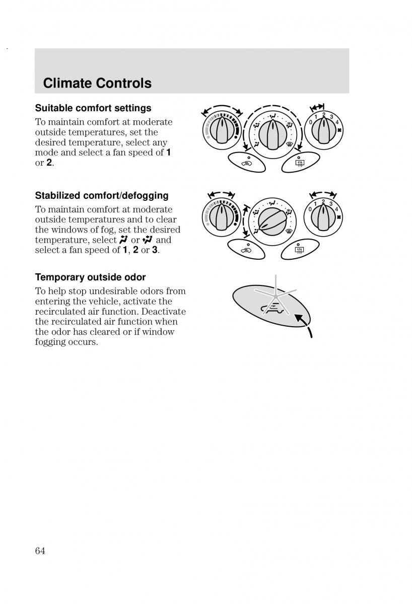 Ford Focus I 1 owners manual / page 64