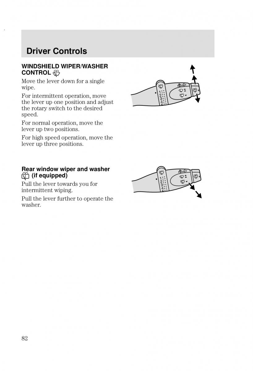 Ford Focus I 1 owners manual / page 82