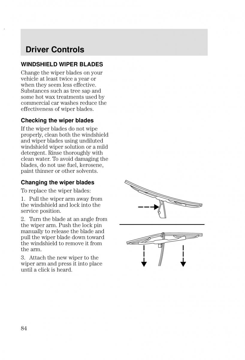 Ford Focus I 1 owners manual / page 84