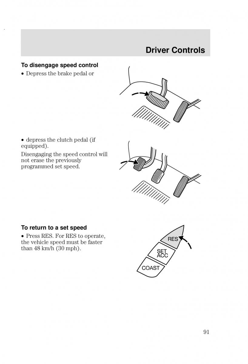 Ford Focus I 1 owners manual / page 91