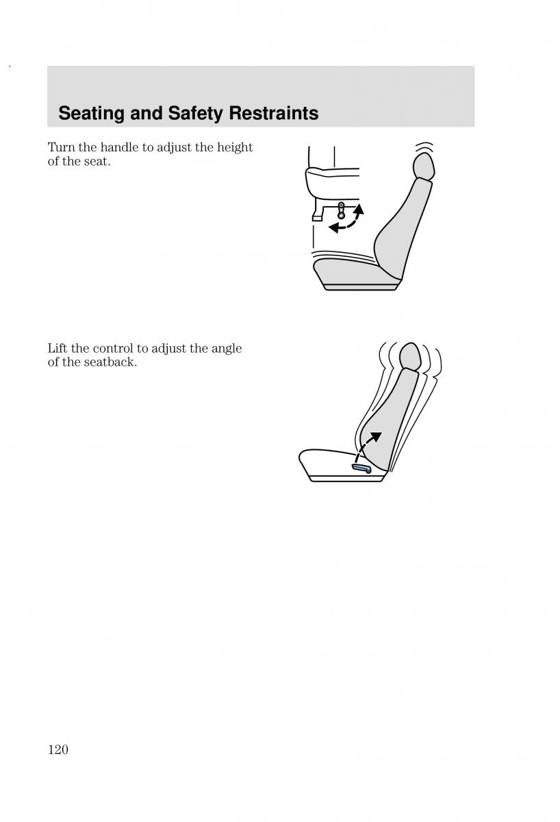 Ford Focus I 1 owners manual / page 120