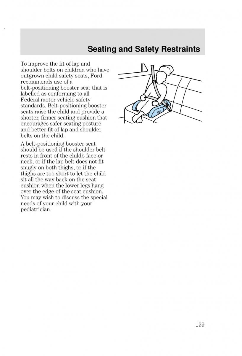 Ford Focus I 1 owners manual / page 159