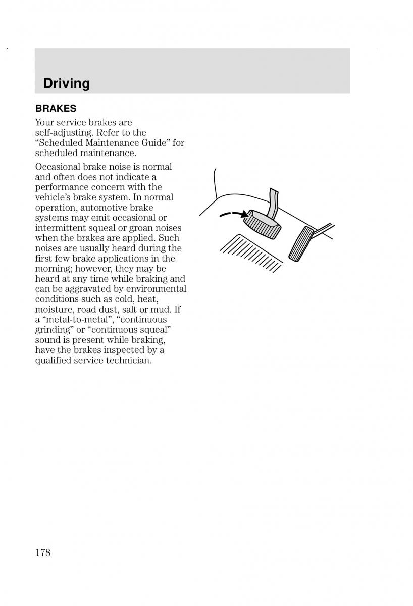 Ford Focus I 1 owners manual / page 178