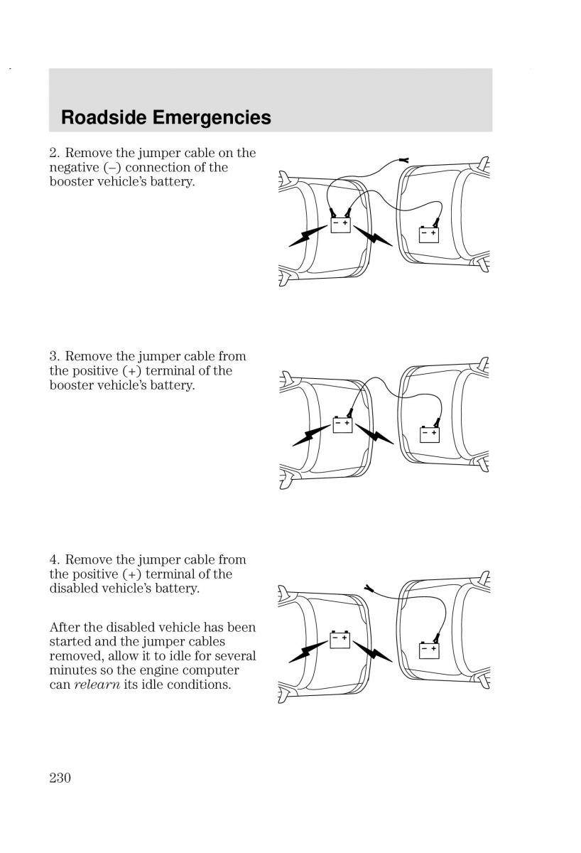 Ford Focus I 1 owners manual / page 230