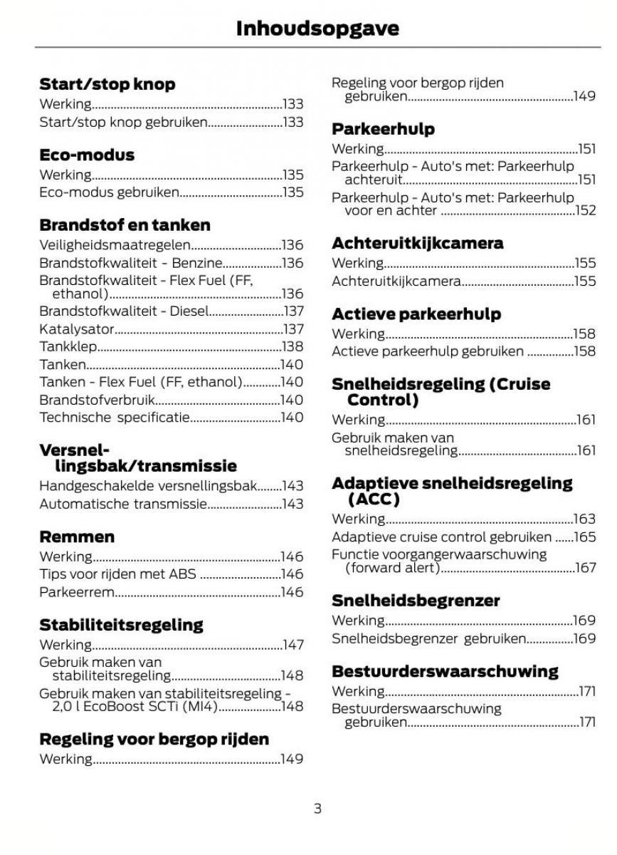 Ford Focus II 2 handleiding / page 6