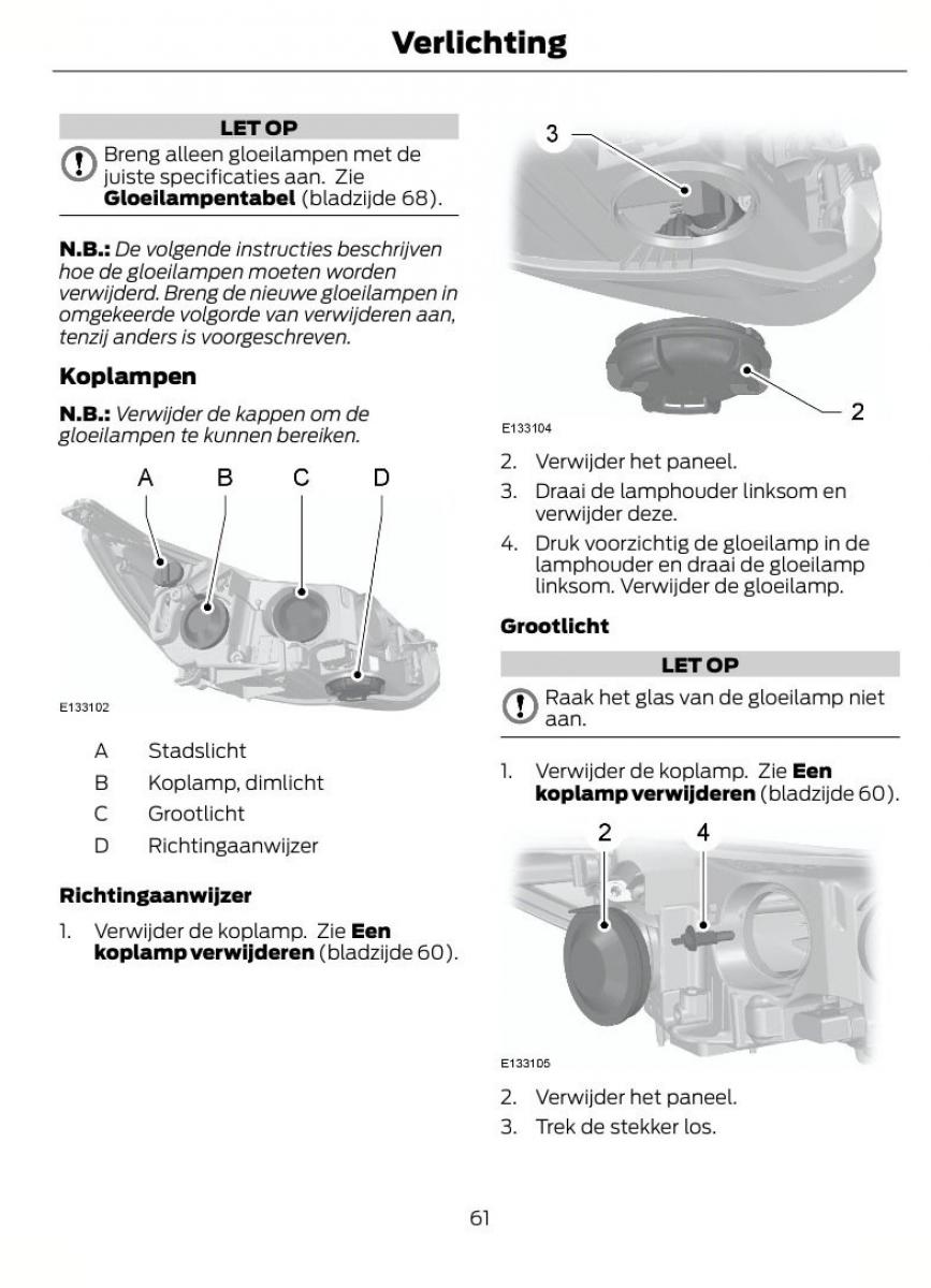 Ford Focus II 2 handleiding / page 64