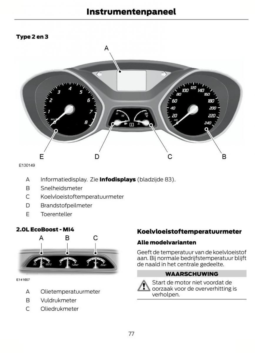 Ford Focus II 2 handleiding / page 80