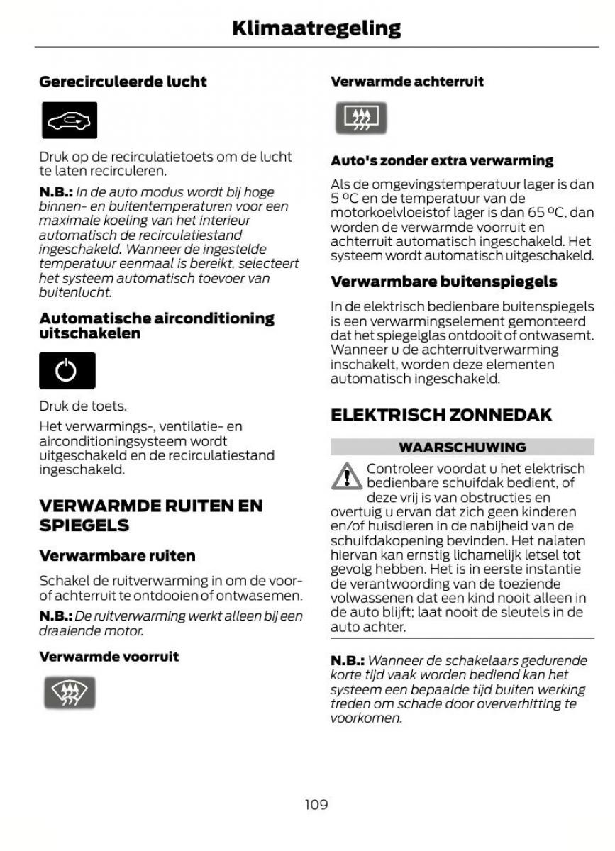 Ford Focus II 2 handleiding / page 112