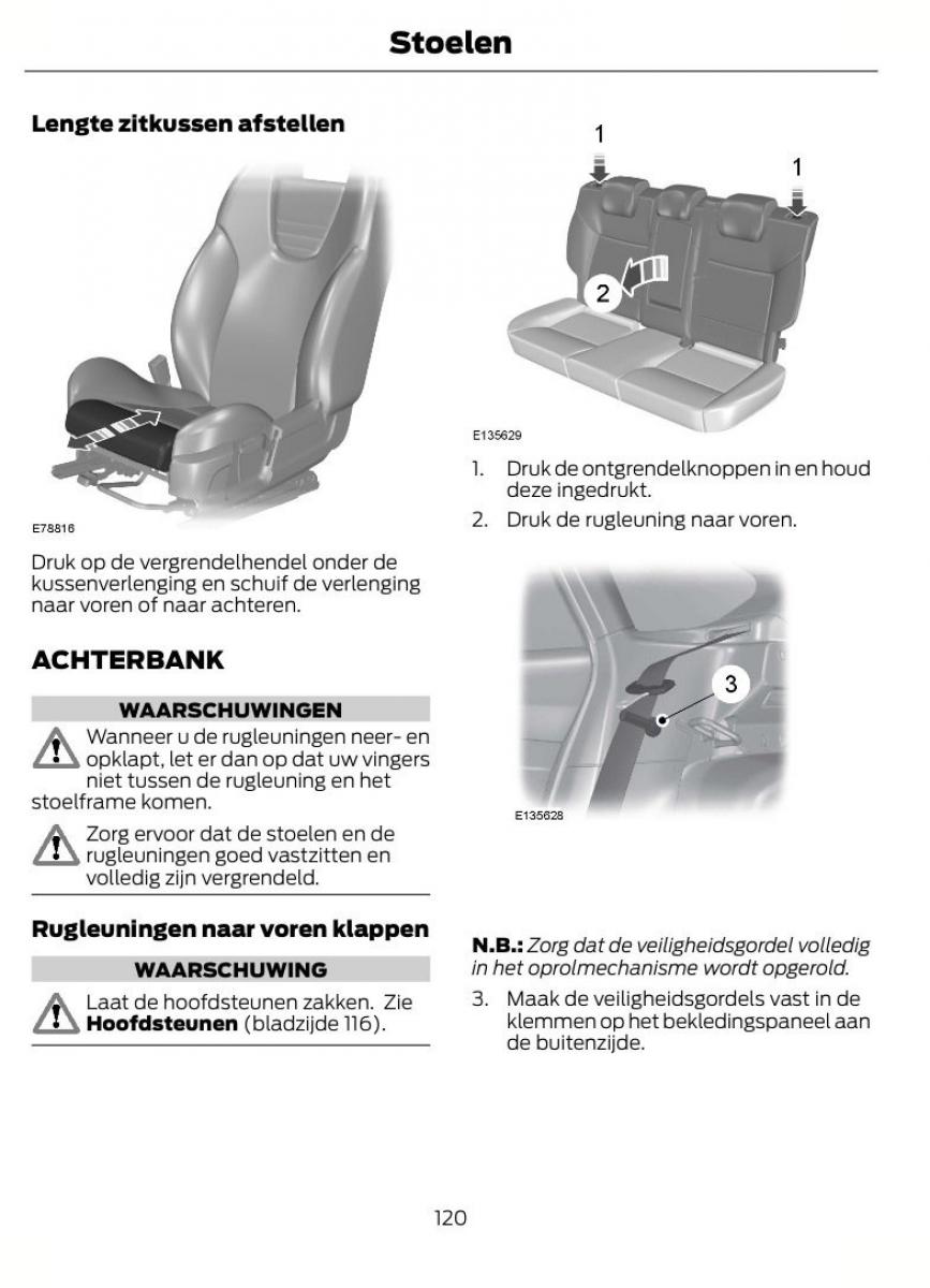 Ford Focus II 2 handleiding / page 123