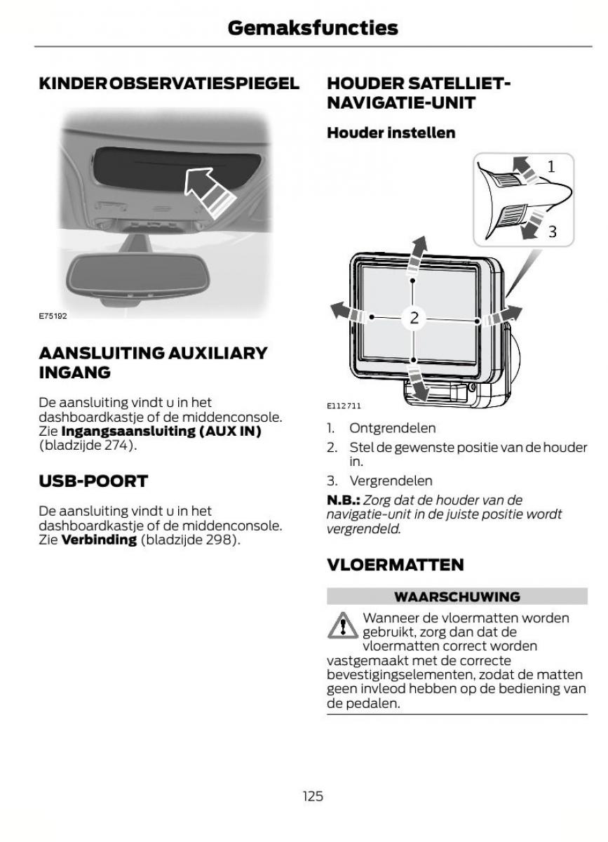 Ford Focus II 2 handleiding / page 128