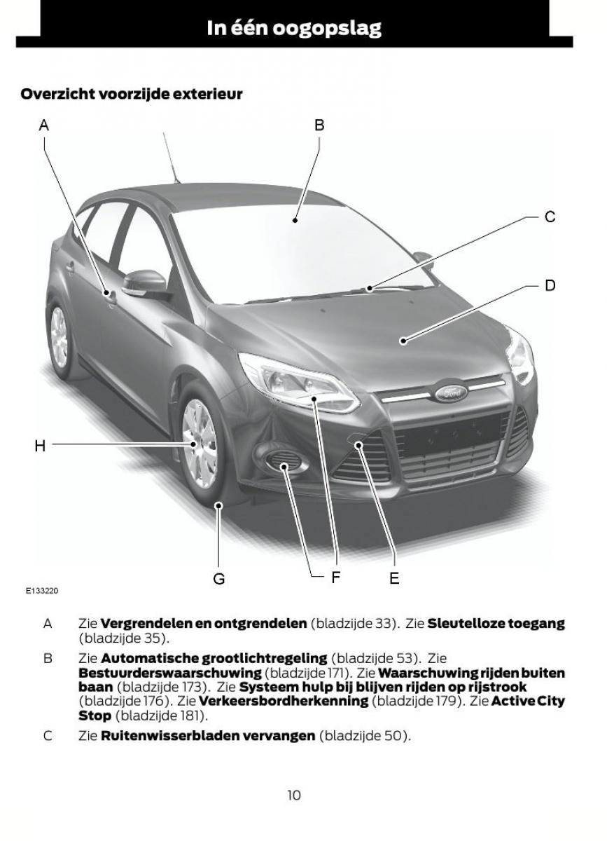 Ford Focus II 2 handleiding / page 13