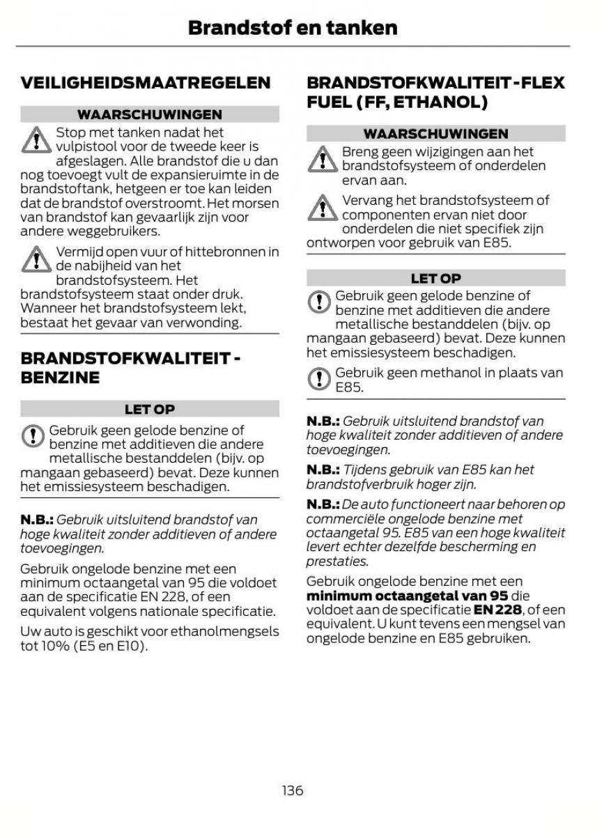 Ford Focus II 2 handleiding / page 139