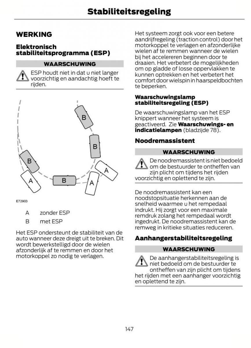 Ford Focus II 2 handleiding / page 150