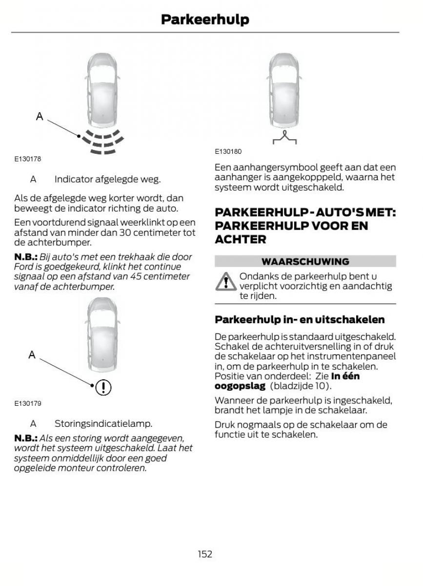 Ford Focus II 2 handleiding / page 155