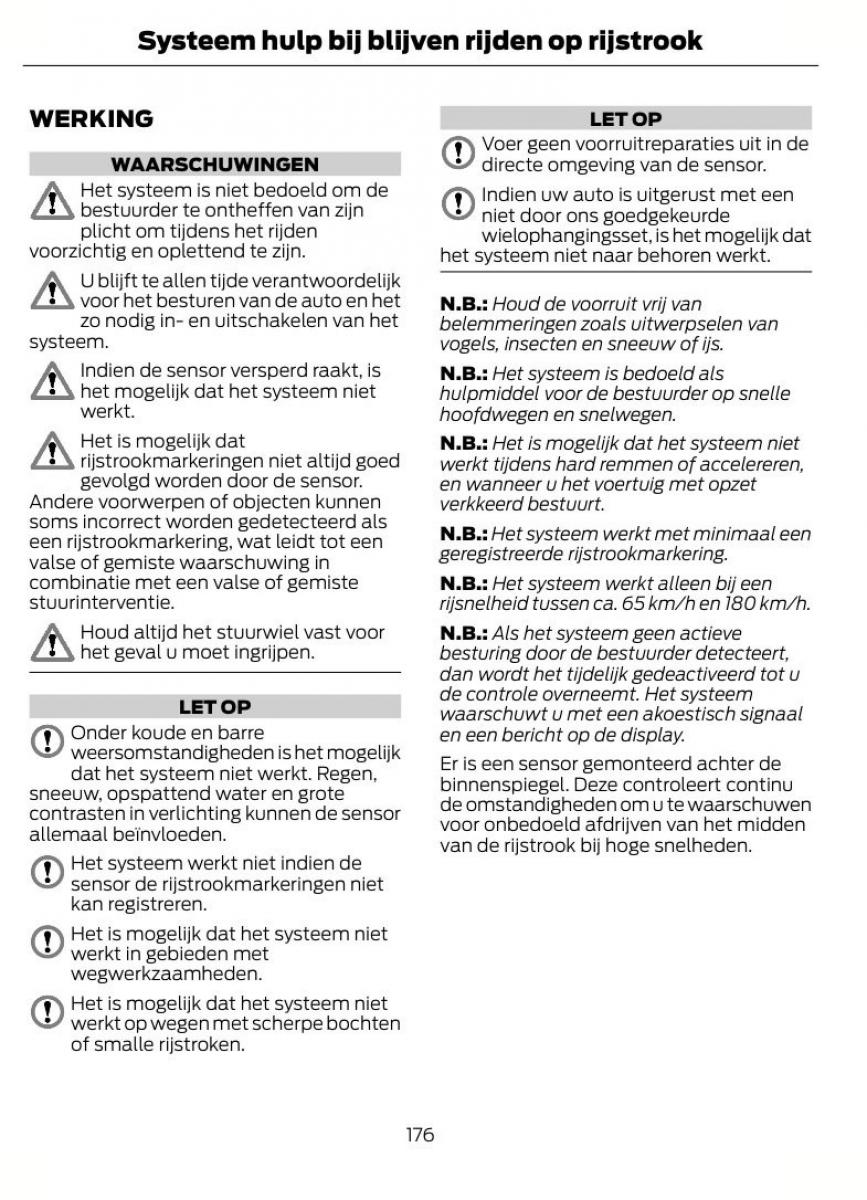 Ford Focus II 2 handleiding / page 179