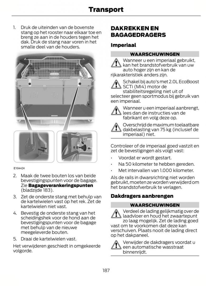 Ford Focus II 2 handleiding / page 190