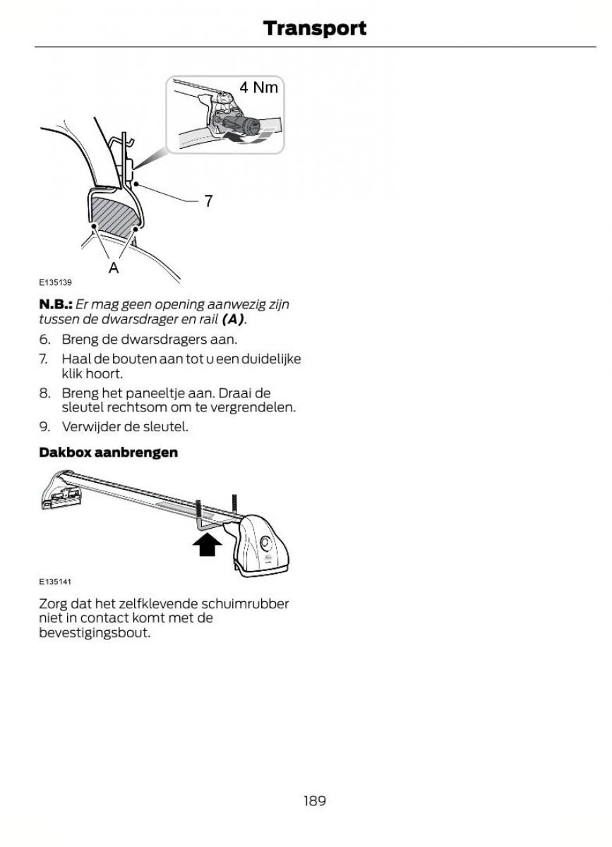 Ford Focus II 2 handleiding / page 192