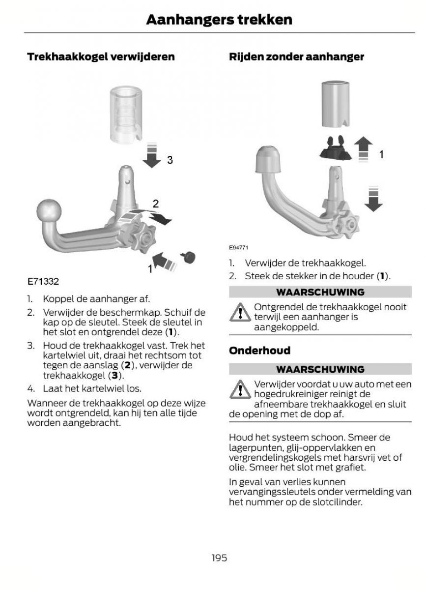 Ford Focus II 2 handleiding / page 198