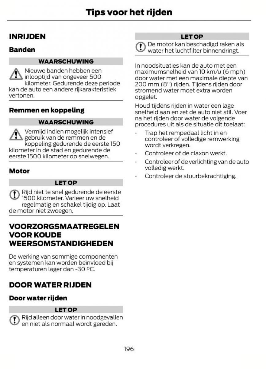 Ford Focus II 2 handleiding / page 199