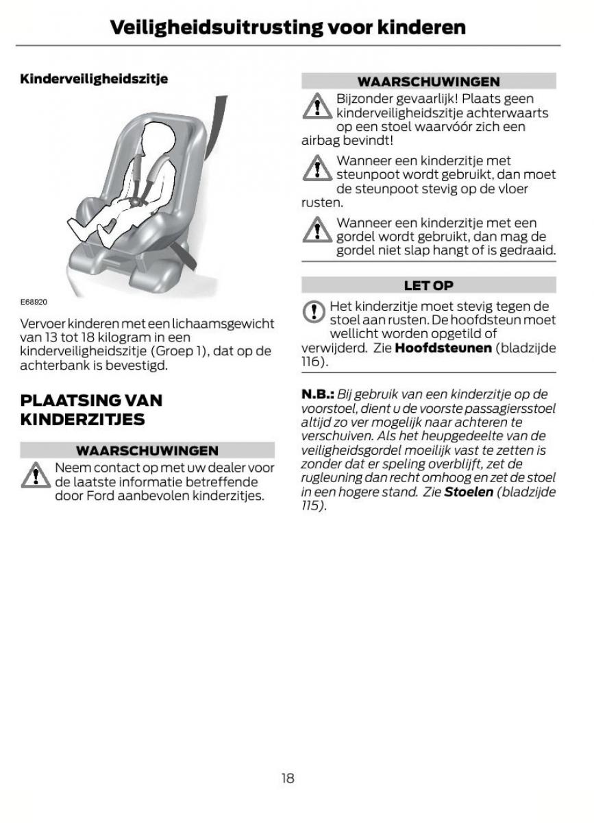 Ford Focus II 2 handleiding / page 21