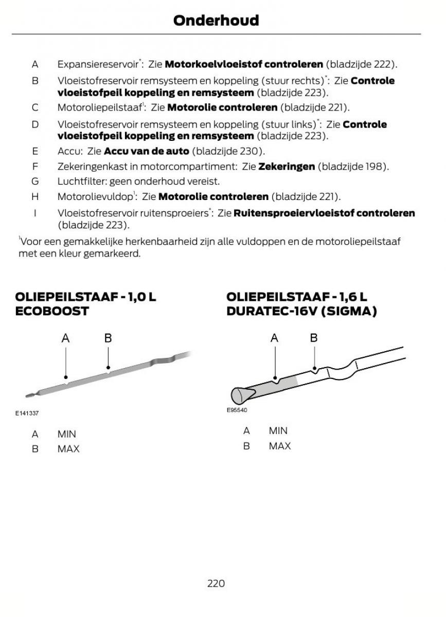 Ford Focus II 2 handleiding / page 223