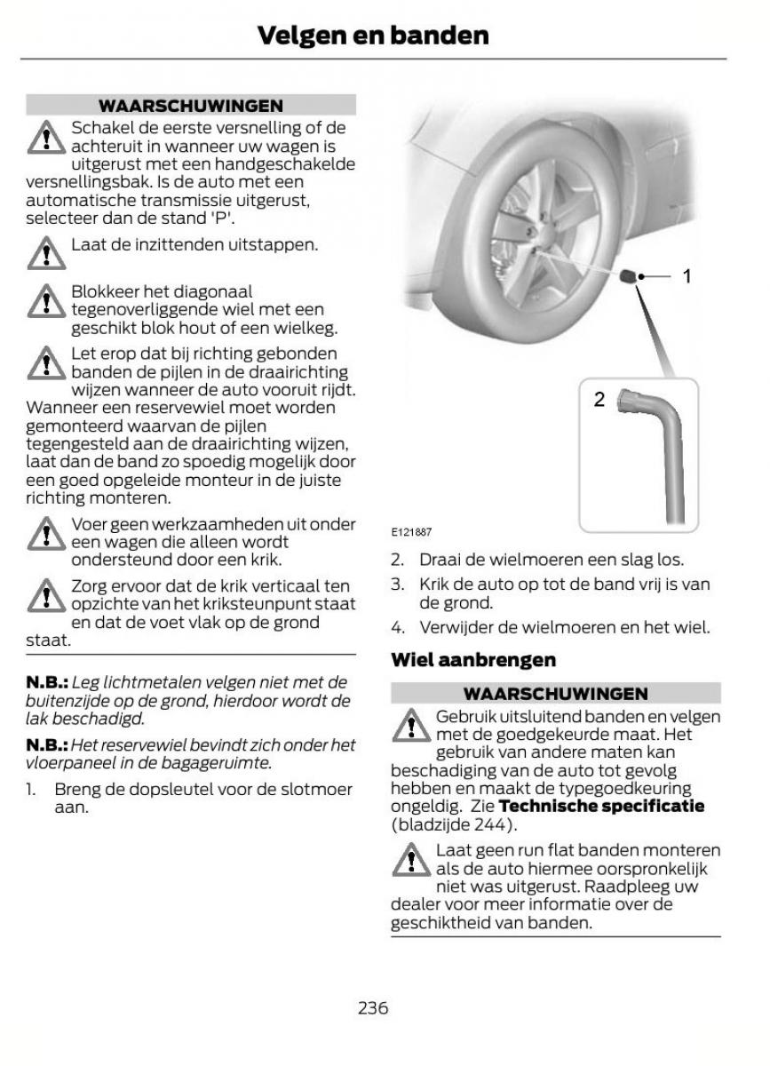 Ford Focus II 2 handleiding / page 239