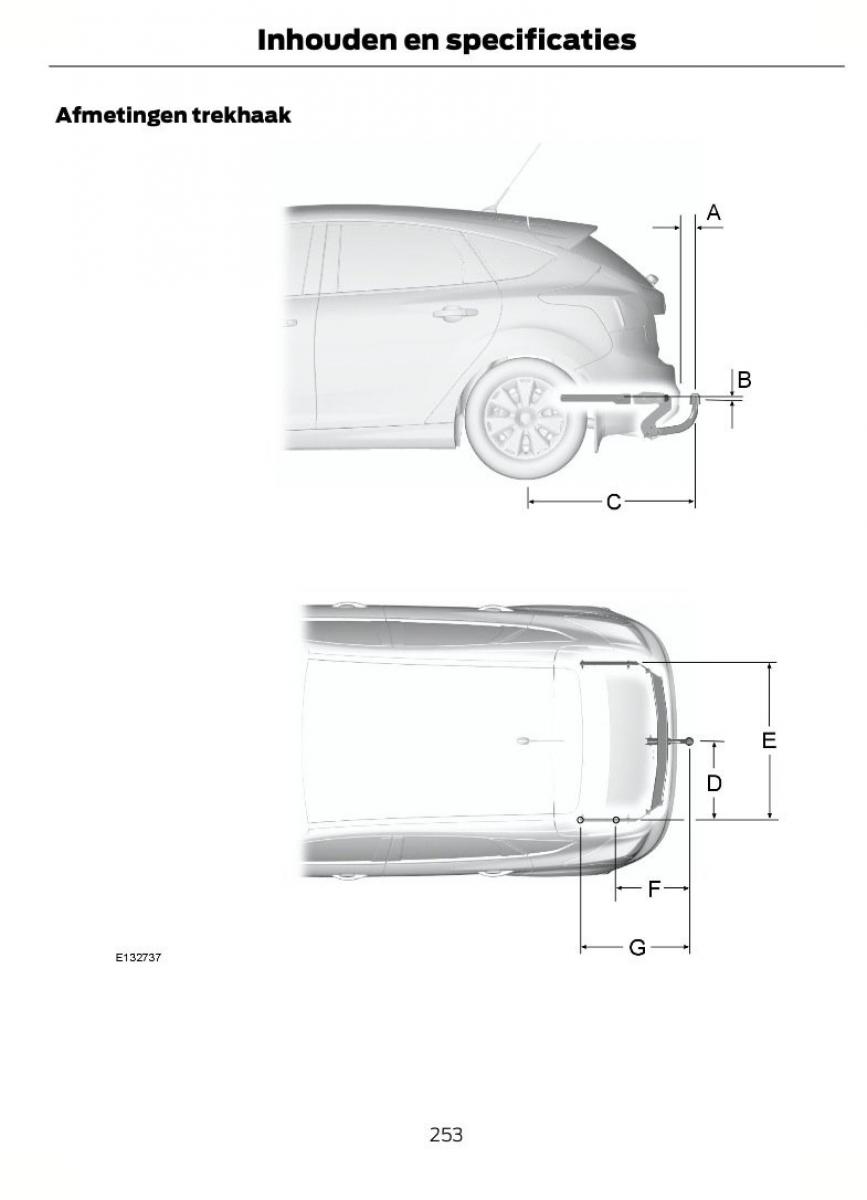 Ford Focus II 2 handleiding / page 256