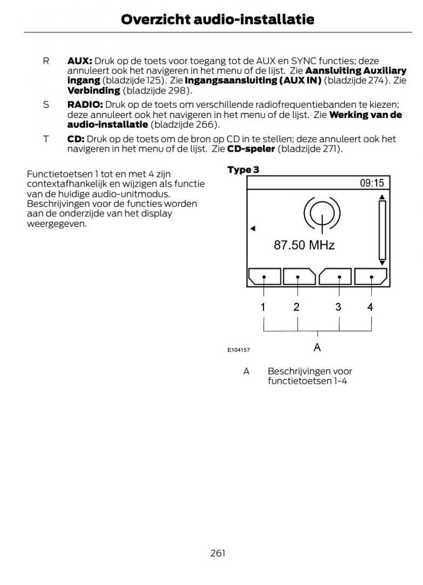 Ford Focus II 2 handleiding / page 264