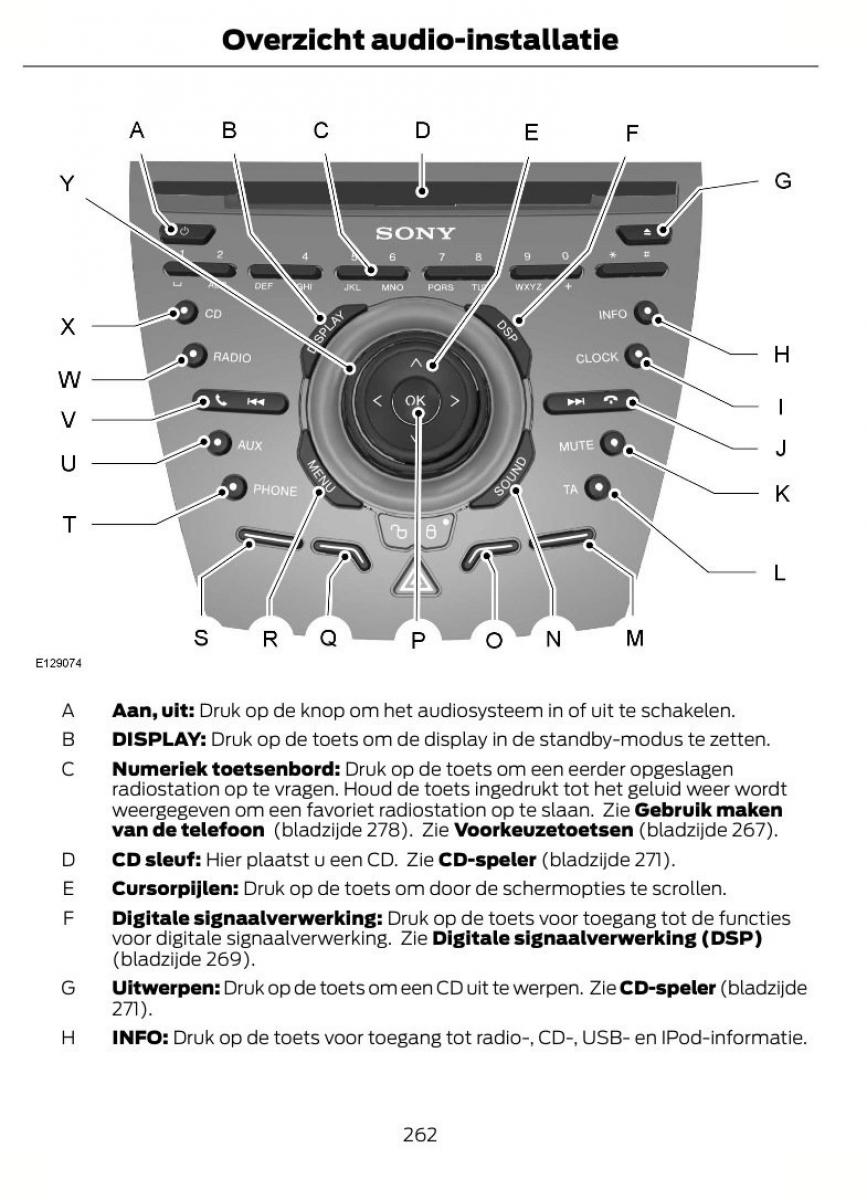 Ford Focus II 2 handleiding / page 265