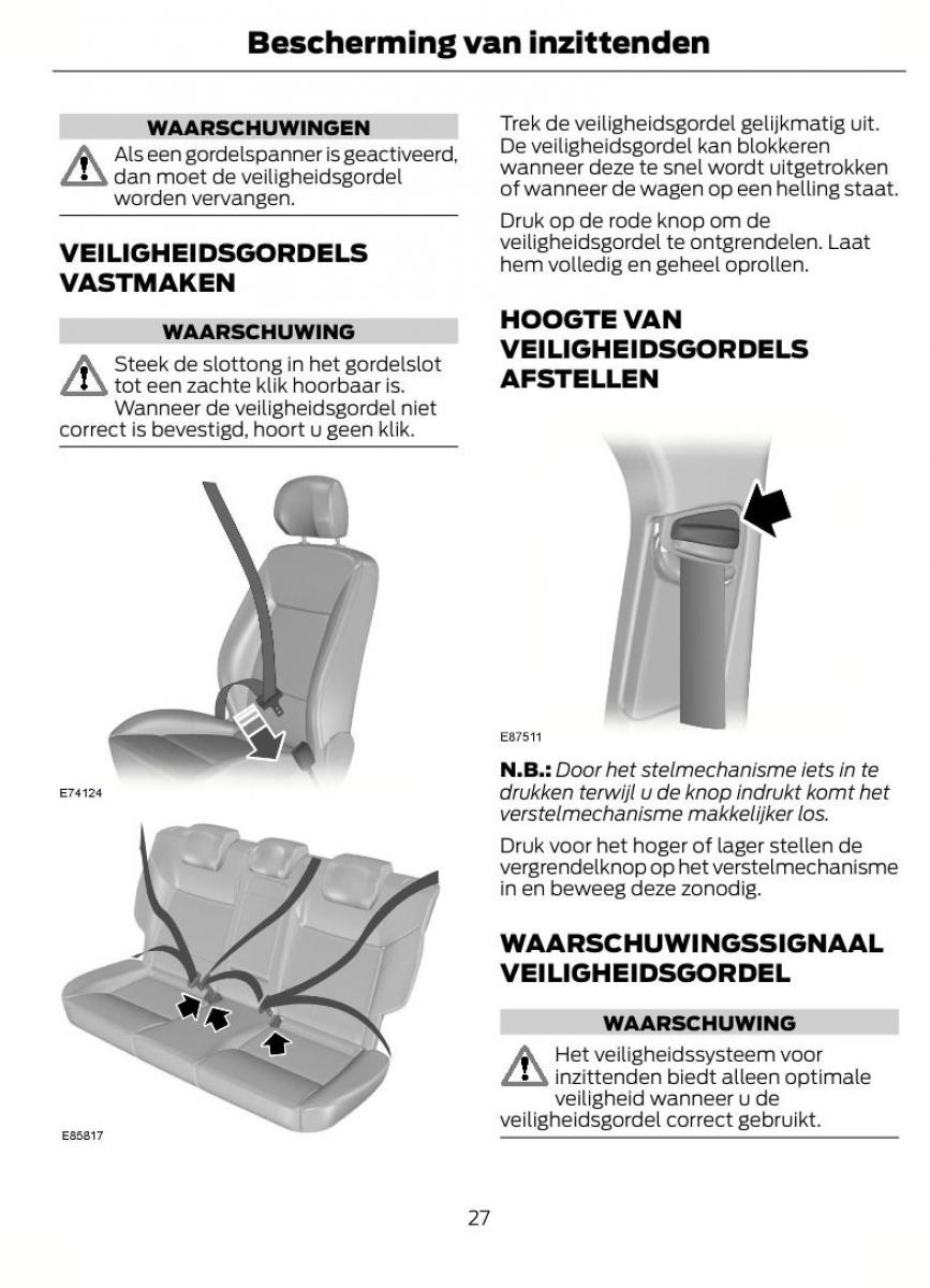 Ford Focus II 2 handleiding / page 30