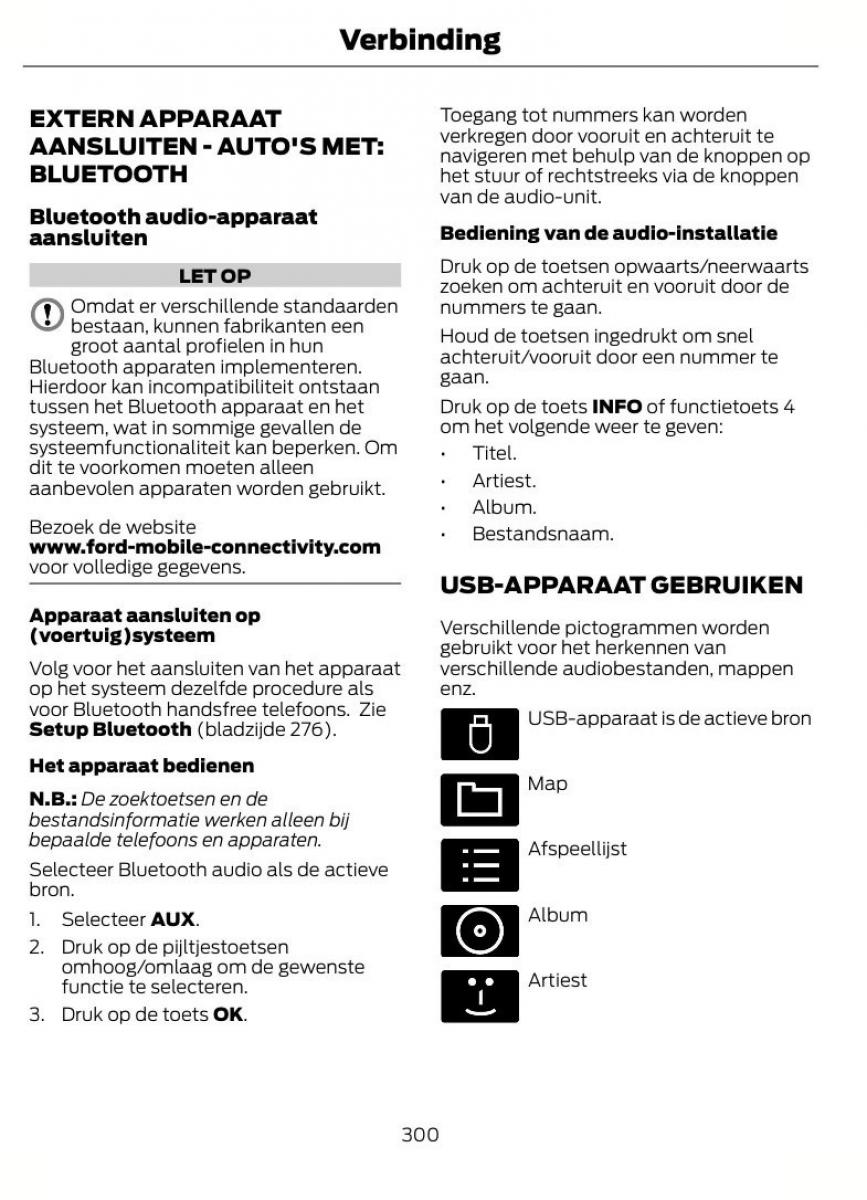 Ford Focus II 2 handleiding / page 303