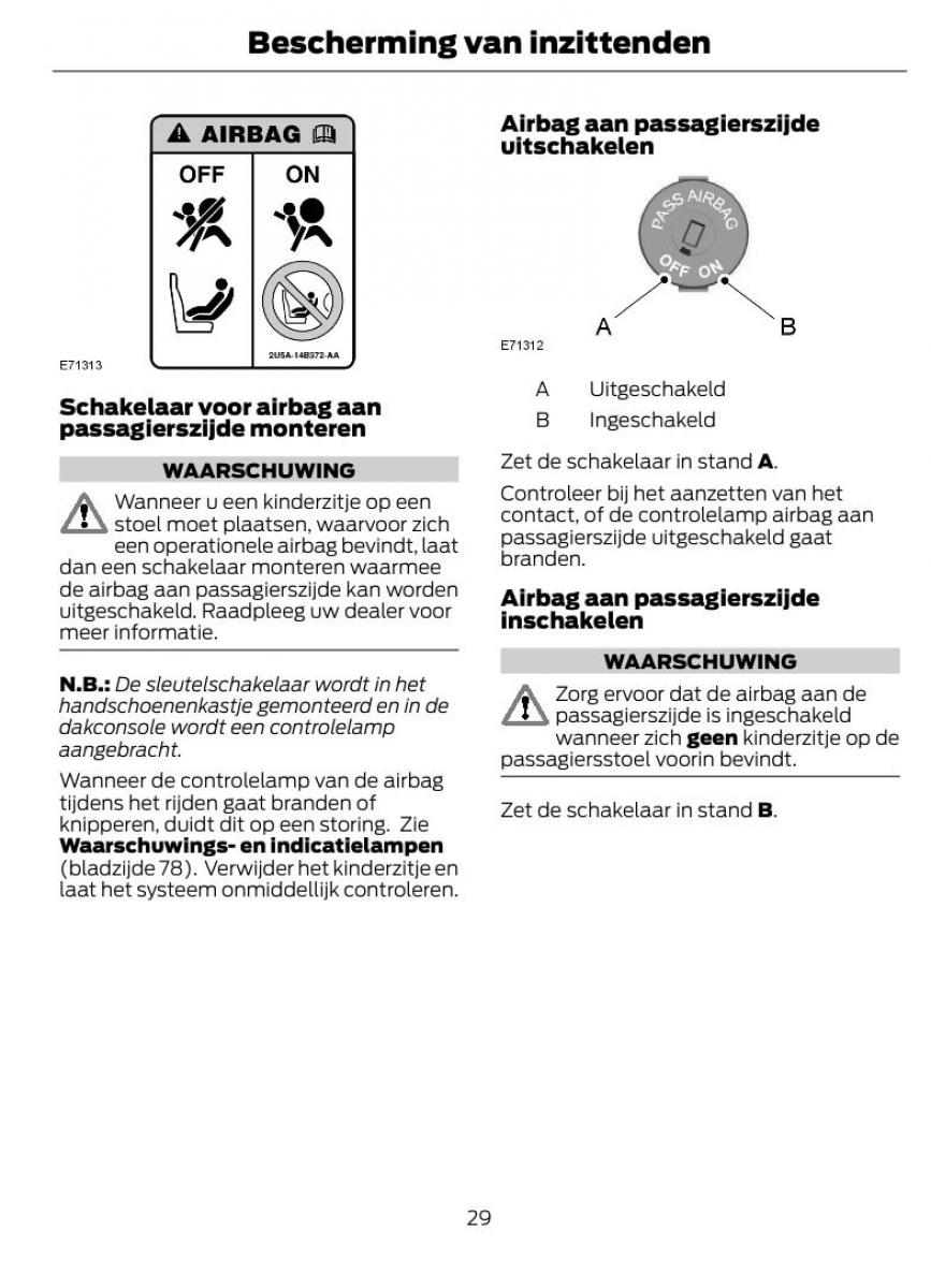 Ford Focus II 2 handleiding / page 32