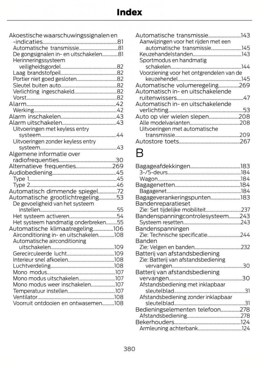 Ford Focus II 2 handleiding / page 383