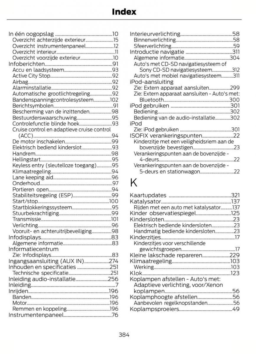 Ford Focus II 2 handleiding / page 387