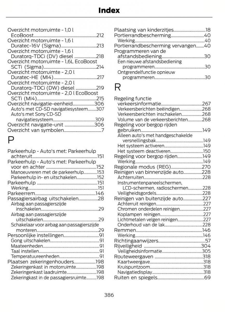 Ford Focus II 2 handleiding / page 389