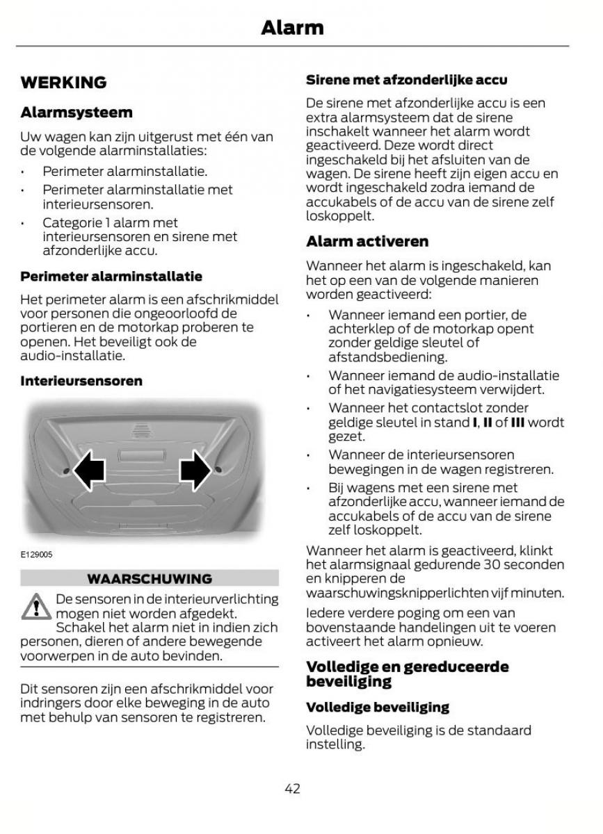 Ford Focus II 2 handleiding / page 45