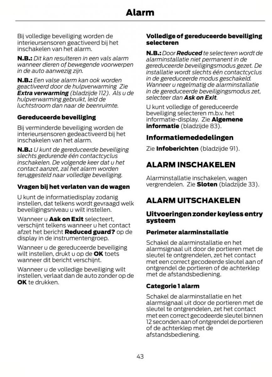 Ford Focus II 2 handleiding / page 46