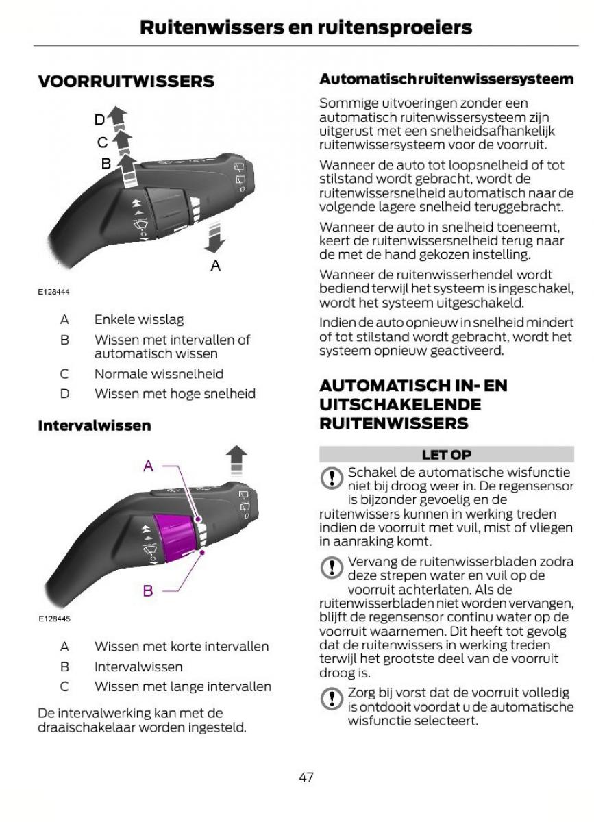 Ford Focus II 2 handleiding / page 50