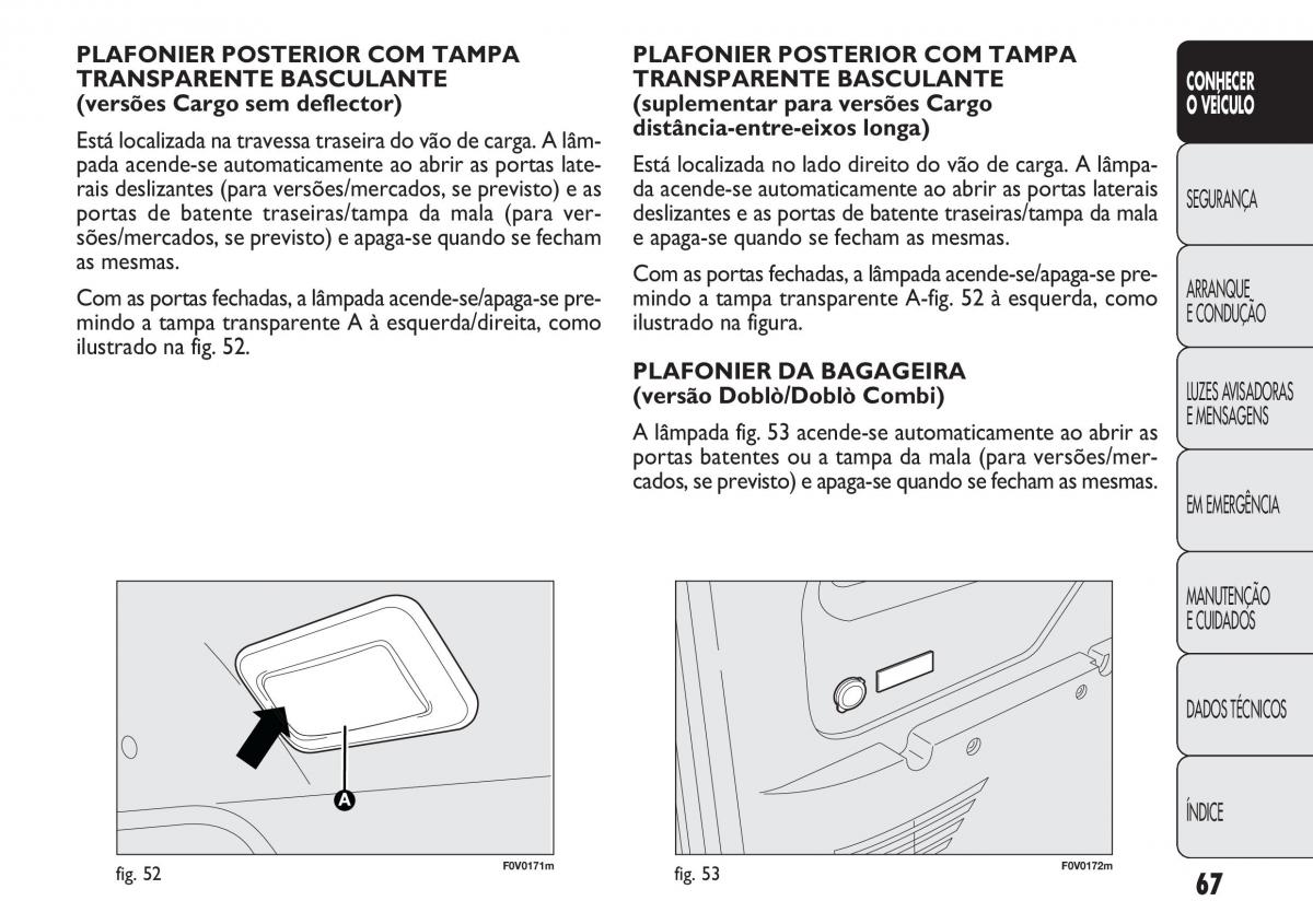 Fiat Doblo II 2 manual del propietario / page 71