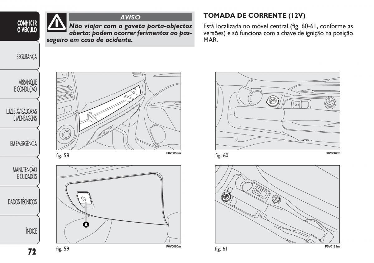 Fiat Doblo II 2 manual del propietario / page 76