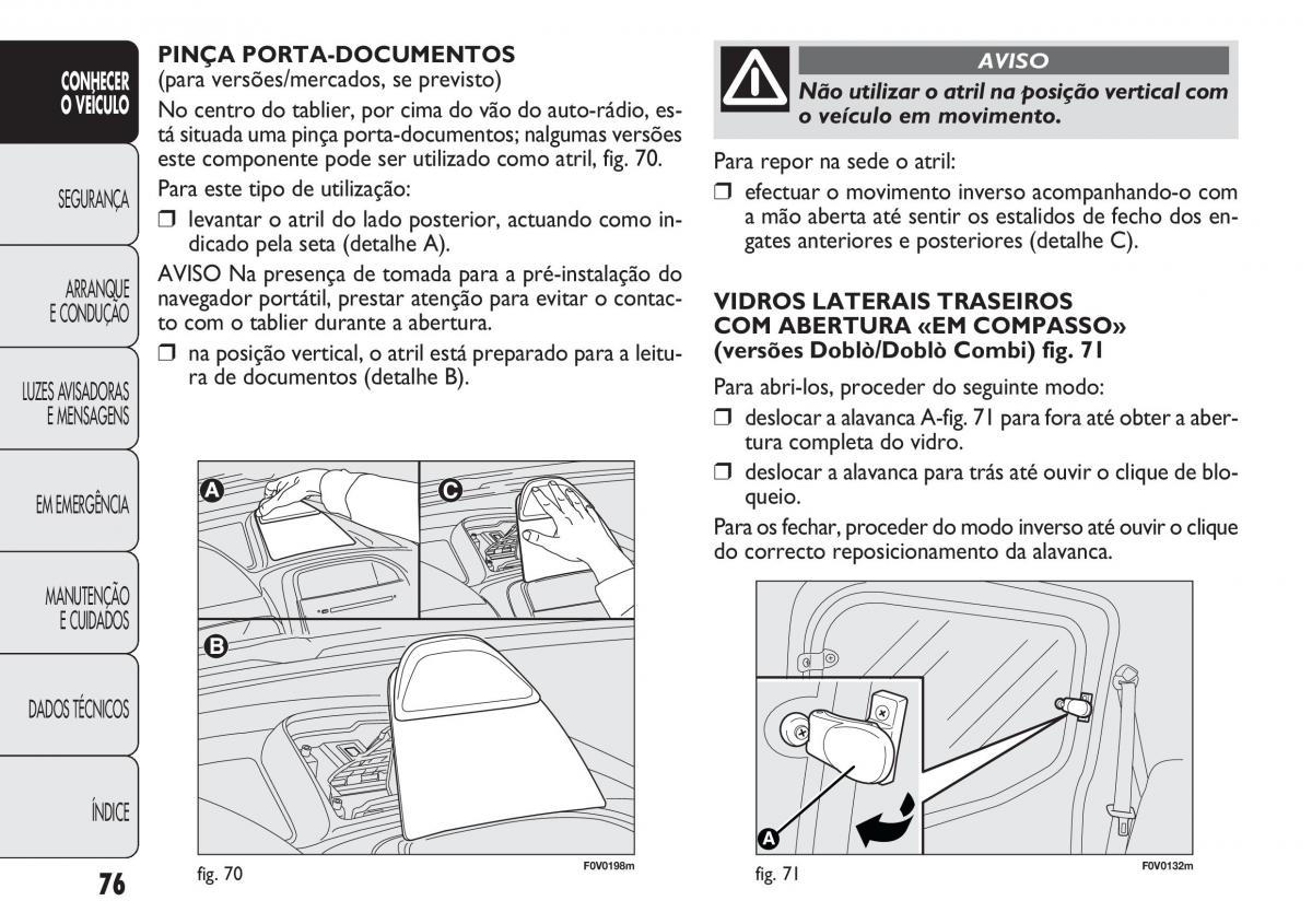 Fiat Doblo II 2 manual del propietario / page 80