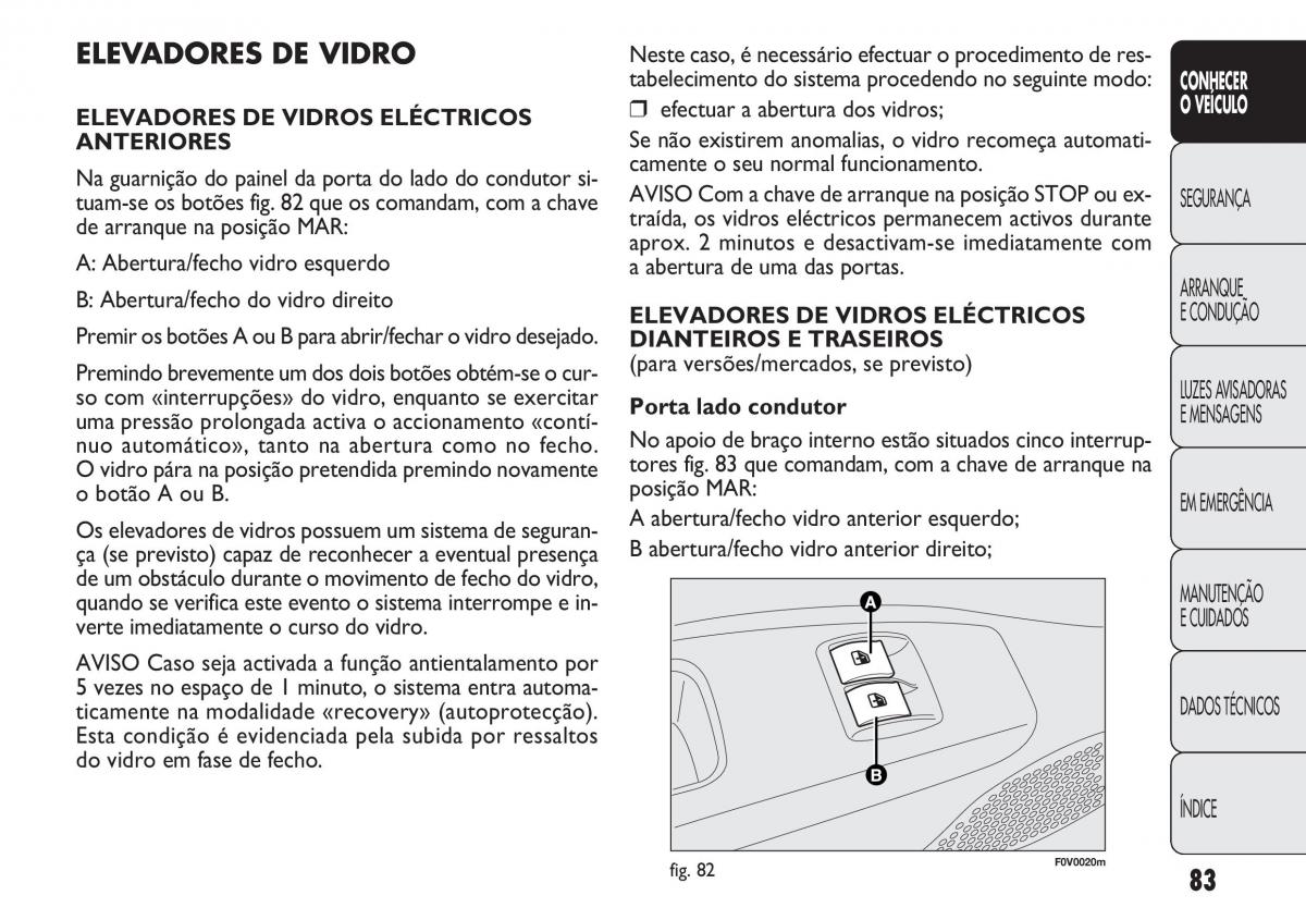 Fiat Doblo II 2 manual del propietario / page 87