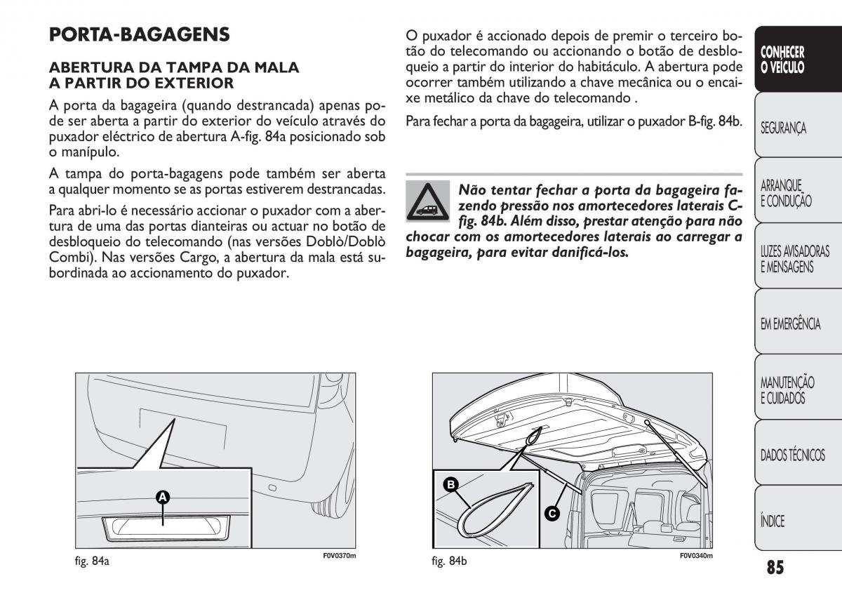 Fiat Doblo II 2 manual del propietario / page 89