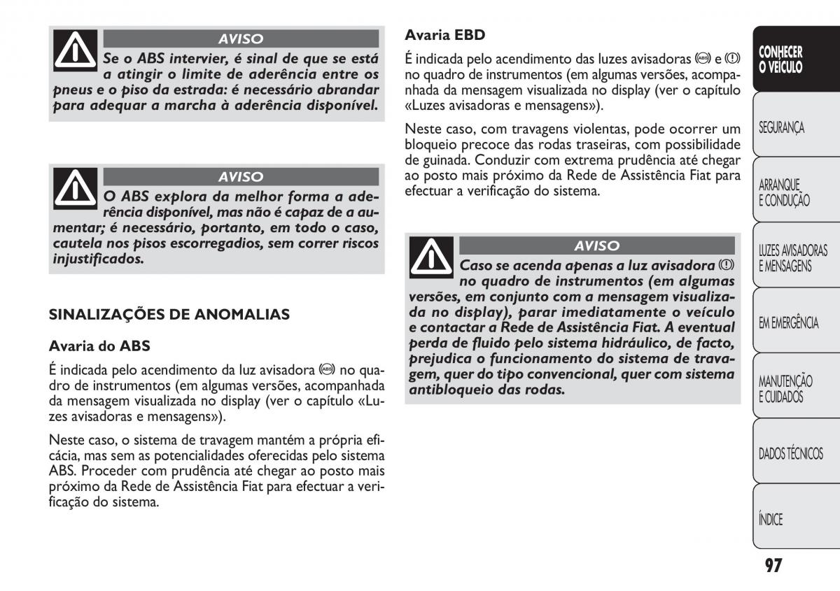 Fiat Doblo II 2 manual del propietario / page 101