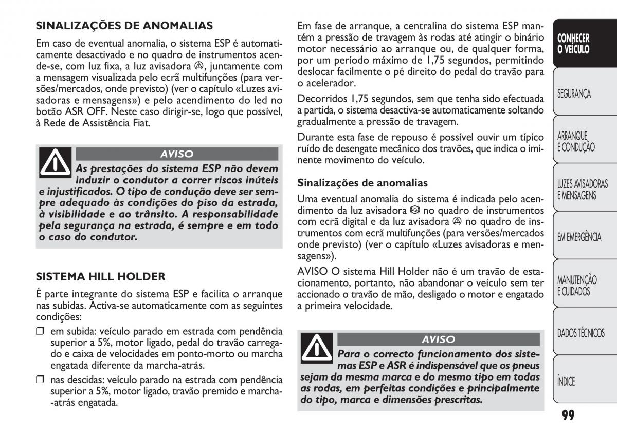 Fiat Doblo II 2 manual del propietario / page 103